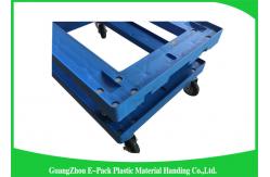 China Collapsible Heavy Duty Dolly , Moving Equipment Dolly Plastic Frame With PU Wheels supplier