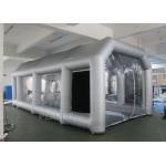 Outdoor Inflatable Spray Booth With Two Blowers Removeable Filter for sale