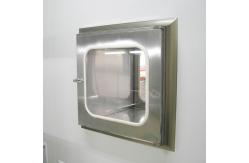 China Stainless Steel Cleanroom Pass Through Box Mechanical Interlocking On Both Sides supplier