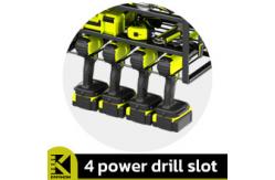 China Double Tier Heavy Duty Electric Power Tool Storage Rack for Tools supplier