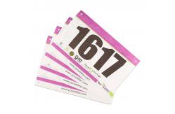 China Screen Printing Race Bib Numbers Rectangular Customized Colors supplier