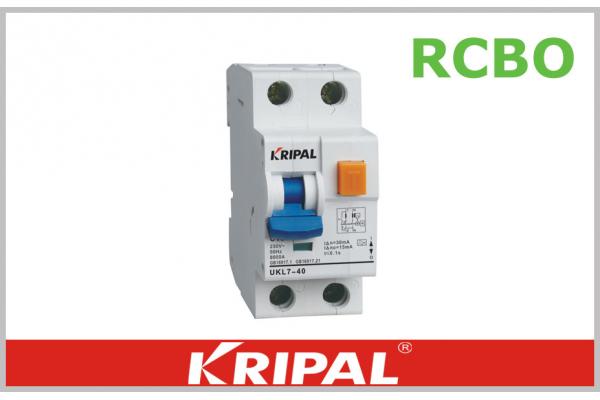 1P+N 10kA Residual Circuit Breaker 2 Pole with Over Current RCBO