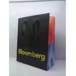 Customized Design Printed Art Paper Bags, Ribbon Handle Bags for sale