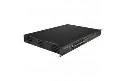 China 12SFP Fiber 12UTP Ports Industrial Managed Ethernet Switch 1U Rack supplier