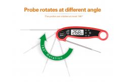 China Meat Recalibratable Digital Thermometer Long Probe Foldable SS304 supplier