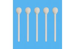 China Round Head Sponge Q Tips Medical Foam Swab White PP Stick supplier