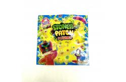 China Glossy Finish Plastic Three Side Seal Bag For Chewing Gummie Candy supplier