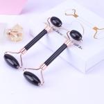 Rose Quartz Crystal Face Jade Roller Anti Aging Logo Customized for sale