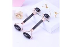 China Rose Quartz Crystal Face Jade Roller Anti Aging Logo Customized supplier