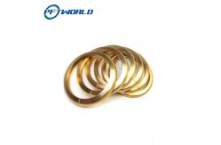 China Precision Components CNC Brass Parts Custom Processed Brass Rings supplier