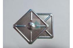 China 2-1/2 Mild Steel Square Insulation Self Locking Washer With Bevel Edge supplier