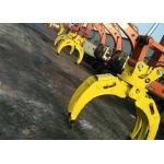 Wear Resistant Backhoe Excavator Grapple Attachment For Structure Demolition for sale