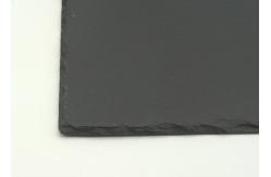 China Rough Edges Slate Cheese Cutting Board Rectangular Shape 30cm x 20cm With Pads supplier