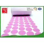 Durable White / Pink Small Dots In Rolls With 10mm - 150mm Diameter for sale