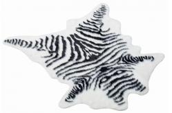 China Hotel Plush Faux Fur Rug Modern Pattern Anti - Slip Suede Backing Custom Logo supplier