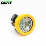 Cordless Led Mining Lights Orange ABS Shell Anti-explosive Mining Cap Lamps for sale