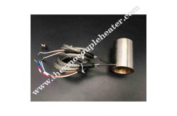 China Hot Runner Nozzle Heater Pressed In Brass Heater With Double Heating Elements supplier