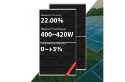 China 400W 405W Jinko Solar Panel 410W 415W 420W Shingled Solar Module Full Black supplier