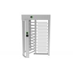 Pedestrian Access Control Semi Automatic Revolving Full Height Turnstile for sale