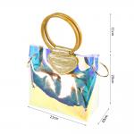BPA Free Iridescent Clear Holographic Purse For Women for sale