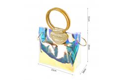 China BPA Free Iridescent Clear Holographic Purse For Women supplier