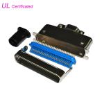 14 24 36 50Pin Centronic MD Type Male Solder Pin Connector with Straight Cable Exit for sale