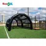 Factory Inflatable Baseball Net Outdoor Cage Hitting Tent Waterproof Inflatable Sport Court Baseball Field Practice Tent for Rental for sale