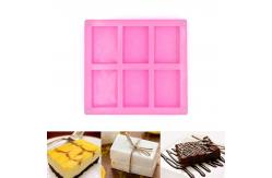 China Rectangular Silicone Kitchen Product Soap Mold Flexible Practical supplier