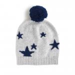 Thick Winter Womens Knit Beanie Hats , Stylish Cool Knit Hat With Pom Pom for sale
