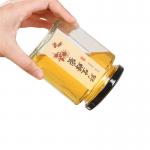 180ml / 280ml / 380ml Glass Jam Jar Hexagonal Shape Lead Free For Kitchen for sale