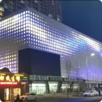 Video Function Transparent LED Mesh Screen Dispaly PVC Material Foldable