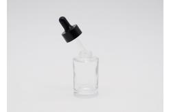 China 50ml 18/410 Clear Dropper Bottles For Essential Oil supplier