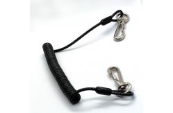 China Flexible Scaffolding Spring Loaded  Tool Lanyard with Loop and Hook supplier