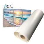 280gsm Glossy Polyester Canvas Rolls For Pigment Dye Ink Printers