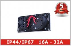 China IP67 Weatherproof Industrial Interlocked Switch Socket Outlet for Plug supplier