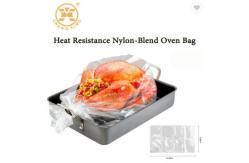 China Take Out Food Transparent Roast Chicken Packaging Heat Resistance nylon pouch with zipper supplier