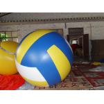 Custom 0.18mm Pvc Basketball Helium Balloon Advertising Inflatables For Promotion