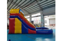 China ODM Toddler Bouncy Castle Inflatable Water Slide With Pool supplier