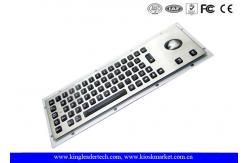 China 65 Full Travel Backlit Keys Illuminated Metal Keyboard , Industrial Computer Keyboard supplier