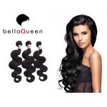 Free shedding free tangle Burmese Hair Bundles Of Natural Black Body Wave for sale