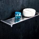 Commercial Stainless Steel Bathroom Shelf Polished Wall Mount Sus 304 for sale