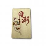 Compostable Wooden Custom NFC Business Cards Waterproof High Durability