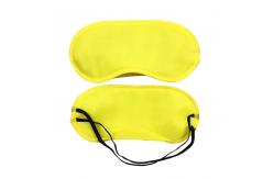 China Polyester 3D Sleeping Eye Mask Silk Screen Imprint Blackout Eye Covers supplier