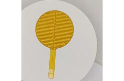 China Round Shape Polyimide Foil Heater , Custom Flexible Heater For Leg Massager supplier