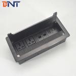 Aluminum Alloy Brush Tabletop HDMI Flip Up Power Outlet for sale