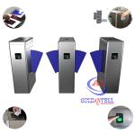 Bi Direction Fingerprint Turnstile Security Gates Waterproof IP54 for sale