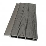 Decorative Wood Plastic Composite Wall Cladding WPC Panel Exterior 150mm for sale