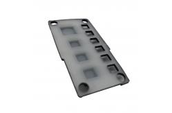 China Custom Waterproof Film Conductive Silicone Rubber Keyboard supplier