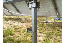 China Pre Galvanized One Axis 1500V Slew Drive Solar Tracker Powered By PV Strings supplier