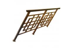 China Modern Wrought Iron Stair Handrail Indoor Railing Balusters U Channel supplier